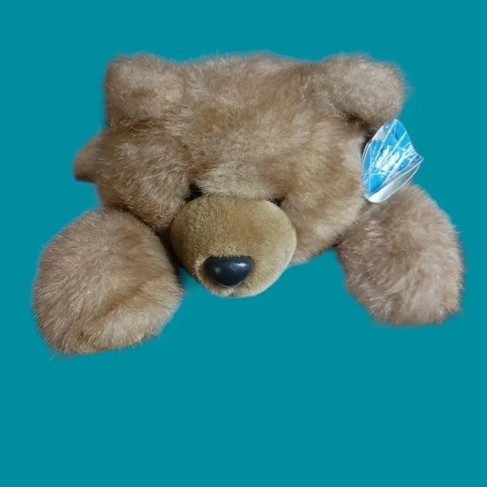 Purr-fection by mjc 18" brown laying down teddy bear